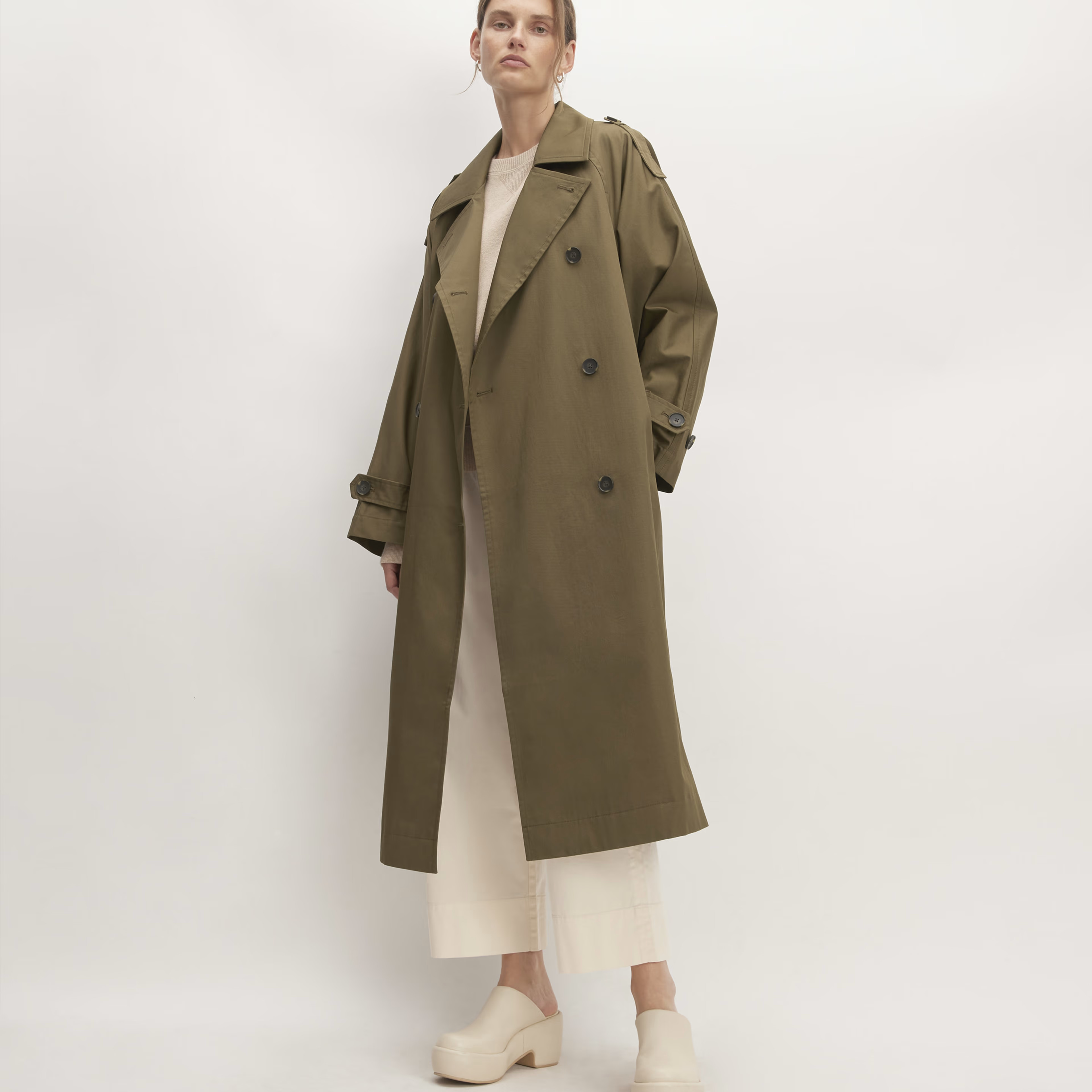 The Cotton Long Trench Coat | Everlane