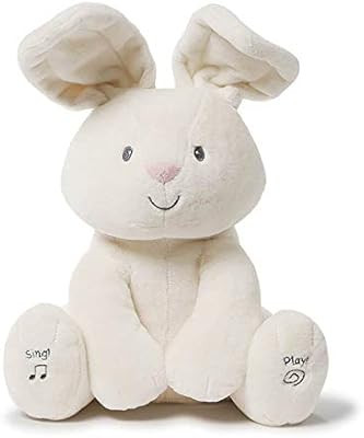 Baby GUND Flora The Bunny Animated Plush Stuffed Animal Toy, Cream, 12" | Amazon (US)