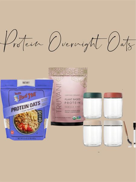Simple Protein Overnight Oats! Way less for way more servings when you make it yourself, plus you can add fruit, nuts, the options are endless!


Jars, Kitchen, Overnight Oats Jars, Protein Powder, Dairy Free Protein, Breakfast, Amazon, Amazon Must Have 

#LTKfitness #LTKfamily #LTKhome