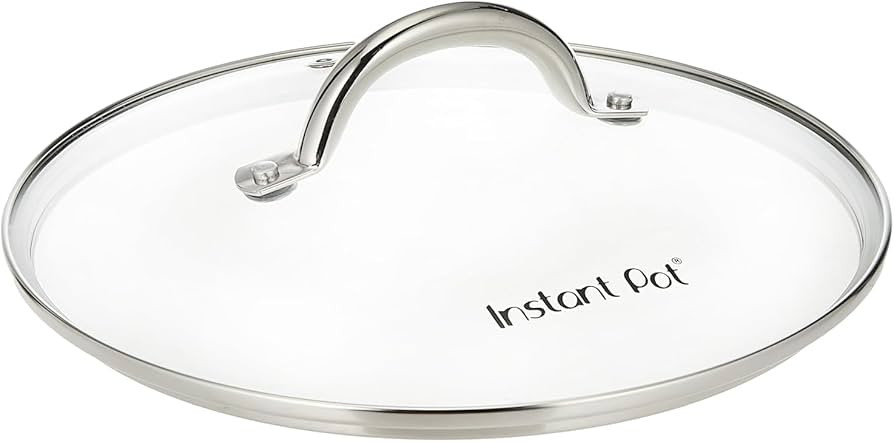 Instant Pot Tempered Glass Lid, 10.2-In, 8-Qt, Cooking Pot Lid, Stainless Steel Handle and Rim, C... | Amazon (US)