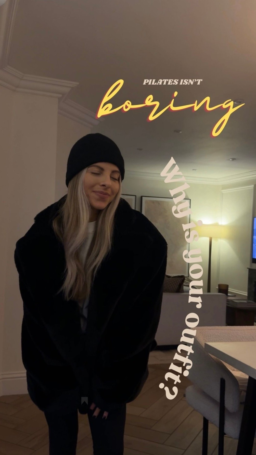 Faux fur coat 

#LTKeurope #LTKfitness #LTKuk