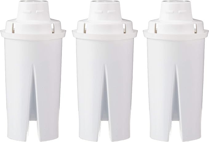 Amazon Basics Replacement Water Filters for Water Pitchers, Compatible with Brita - 3-Pack | Amazon (US)