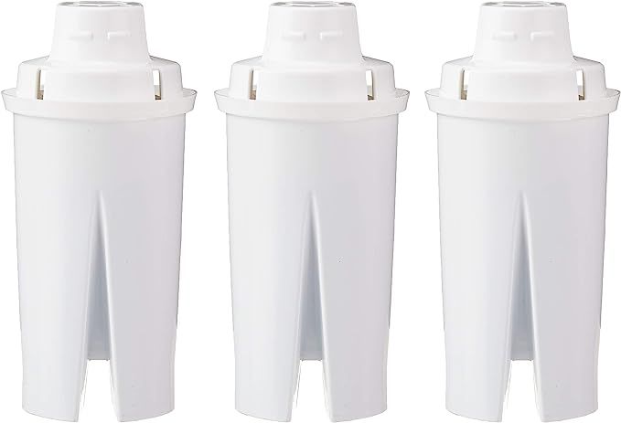 Amazon Basics Replacement Water Filters for Water Pitchers, Compatible with Brita - 3-Pack | Amazon (US)