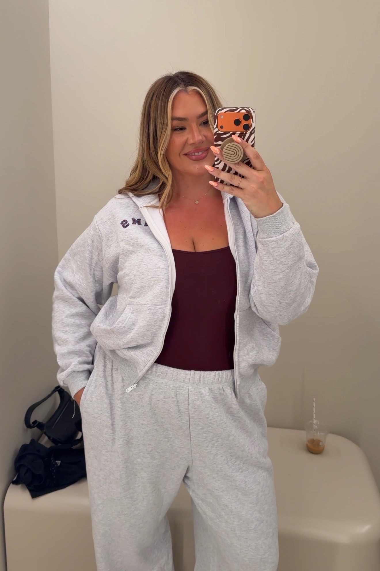 the cutest sweatset! wearing a large in the hoodie & xl in the sweatpants

#LTKootd #LTKMidsize #LTKTall
