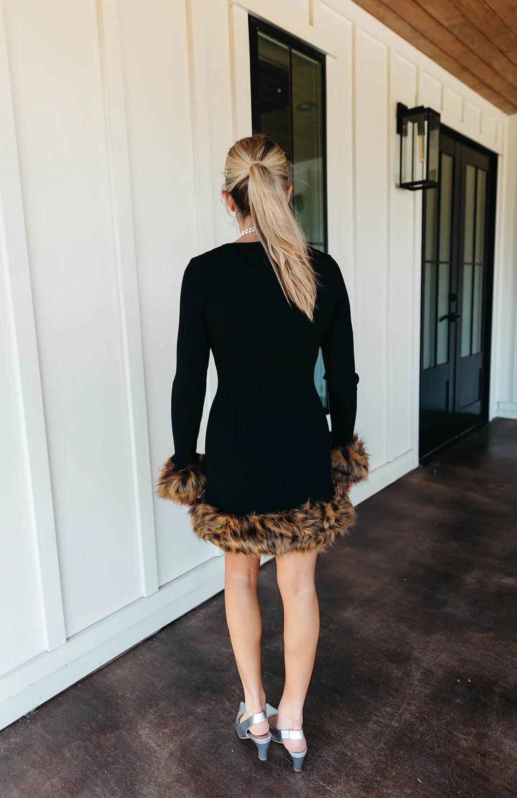 Francine Mini Dress - Black | Triple Threads