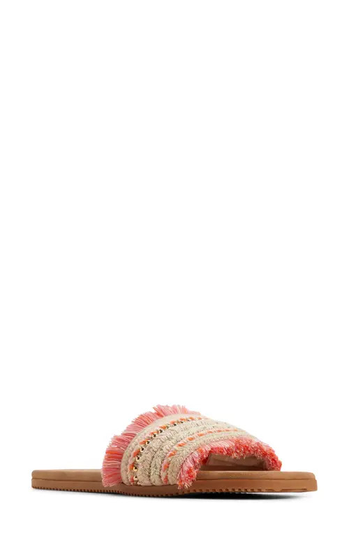 Roxy Positano Slide Sandal in Pink at Nordstrom, Size 9 | Nordstrom
