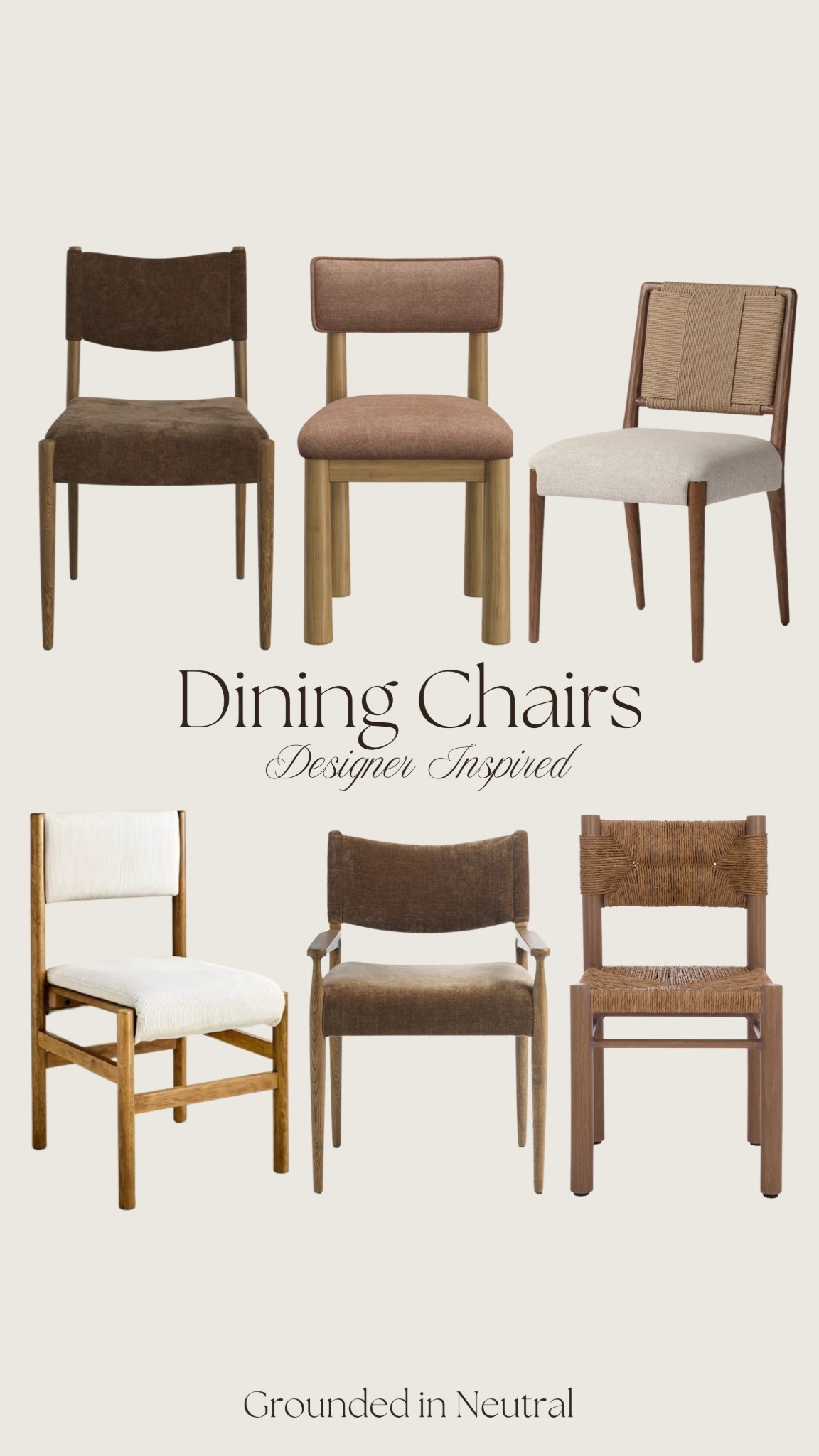 Designer inspired dining chairs 🪑🤎

#LTKSaleAlert #LTKHome
