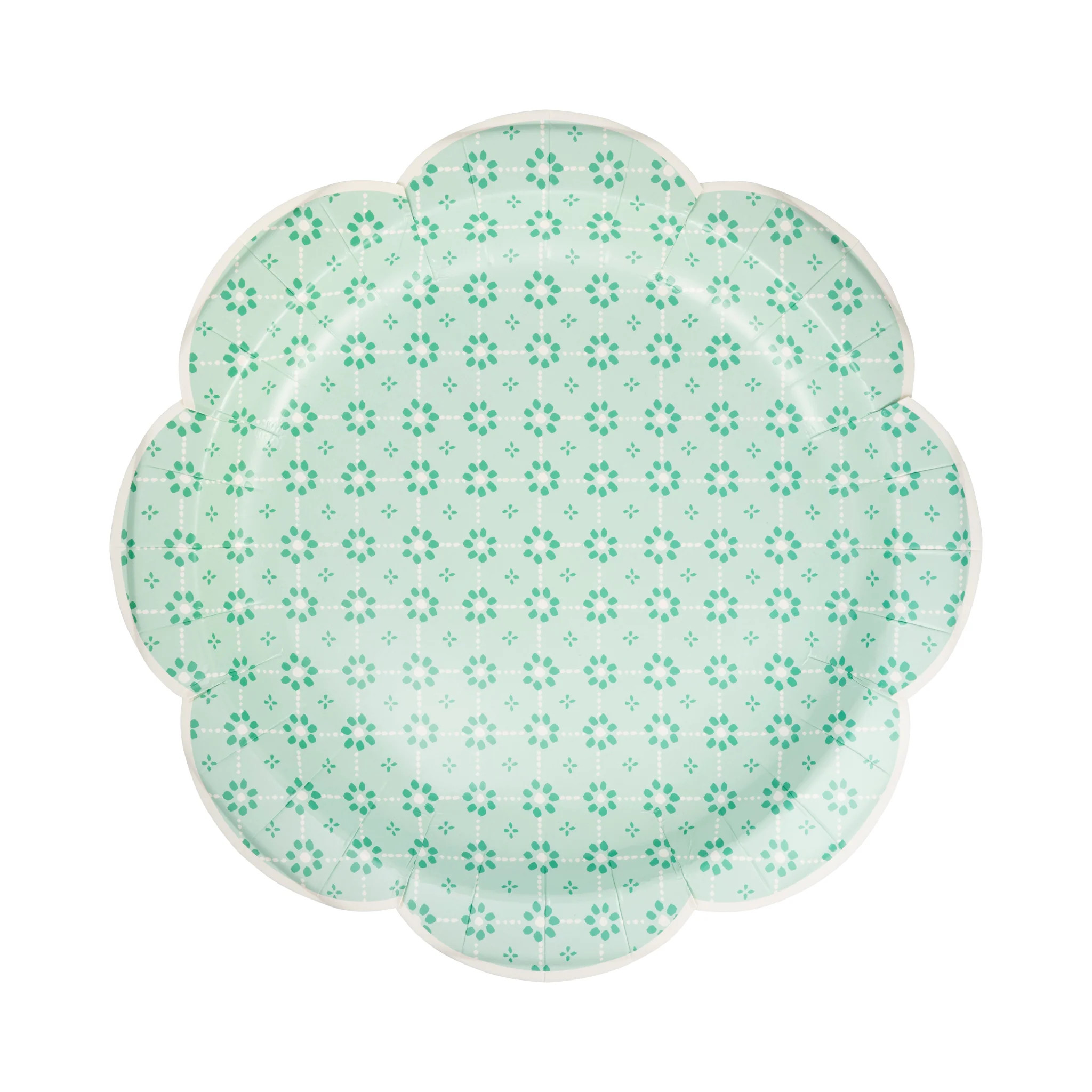 Green Wicker 11" Plate | My Mind's Eye