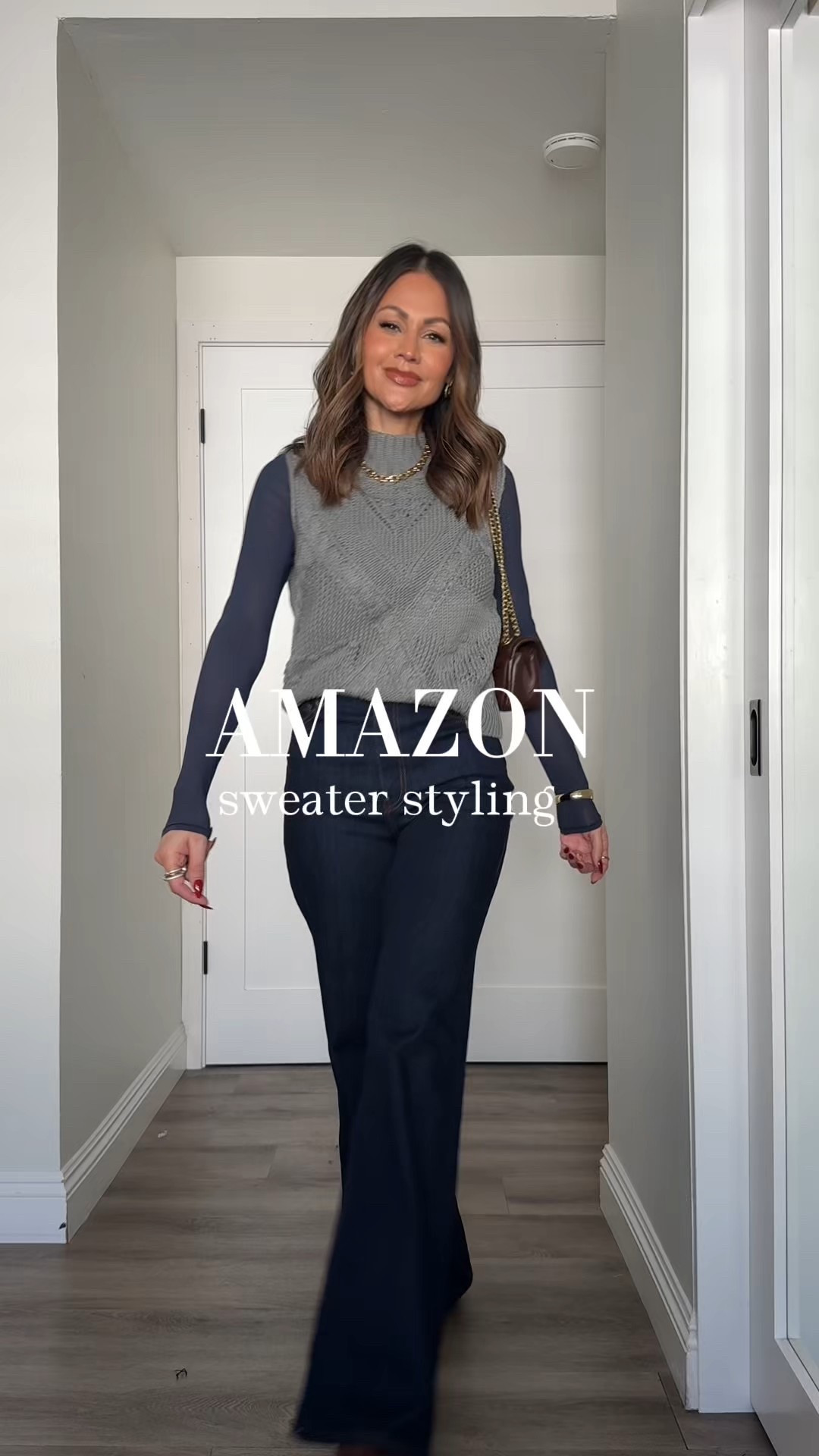 Amazon sweater styling 🤌🏻
Easy and effortless 
Wearing size 26 in jeans 
Small in tops 

#LTKootd #LTKgrwm #LTKU