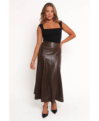 Petal and Pup Women's Haelee Faux Leather Skirt - Macy's | Macy's