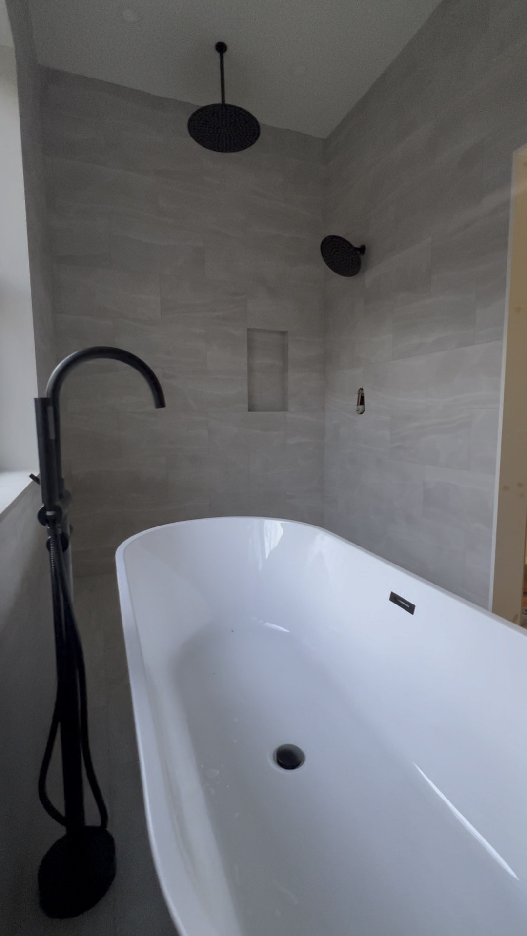 Our wet room is fully powered by all things Amazon & Wayfair! Love the matte black look in this soft cozy space 😍 

#LTKsalealert #LTKhome