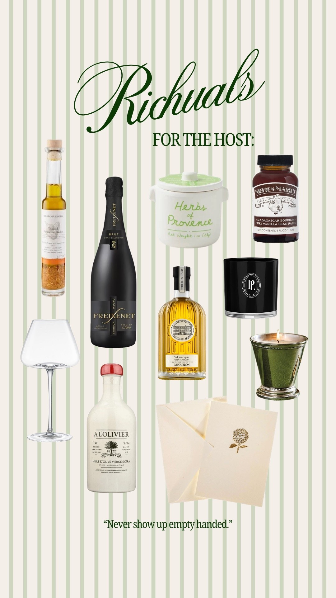 Never show up empty handed.  Whether it’s a handwritten note or a small gift, bring something over when you’re invited to someone’s home.  A great bottle of olive oil, cute candle, some seasonings, etc—all of these would make great host or hostess gifts!  #forthehost #hostessgifts #hostingtips #hostgifts

#LTKSeasonal #LTKHome