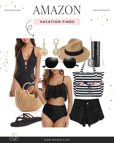 Amazon Vacation Finds. Women's Fashion and Accessories. Outfit Ideas#LTKtravel #LTKfindsunder100 #LTKfindsunder50 #amazonfashion #womensfashion #womensaccessories #vacationdress #summerdress #travel #vacationfinds #vacationoutfit #beach #swim


