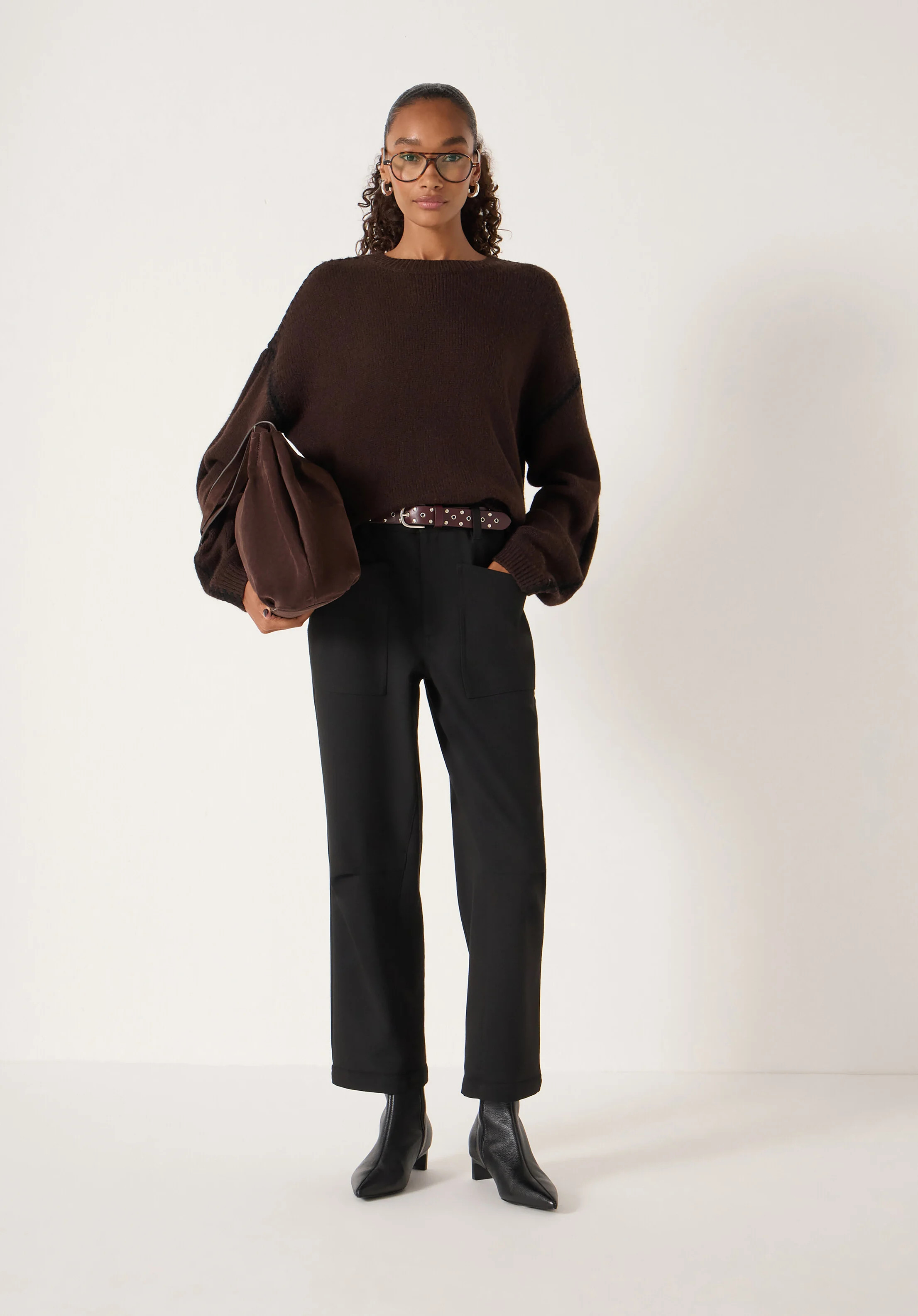 Whitney Whipstitch Knitted Jumper | Hush UK