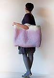 Oversized Pale Pink Sturdy Everyday Art Bag/Carryall/Tote/Basket/Shopping/Market/Picnic/Hand felted  | Amazon (US)