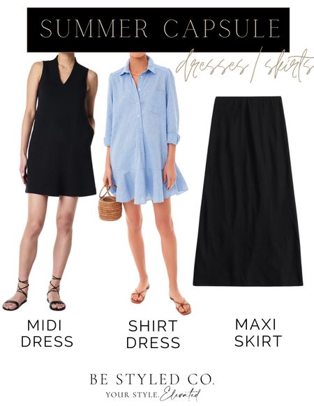 Summer capsule - dresses and skirts - our favorite dresses and skirts for summer 

#LTKSeasonal #LTKStyleTip #LTKOver40