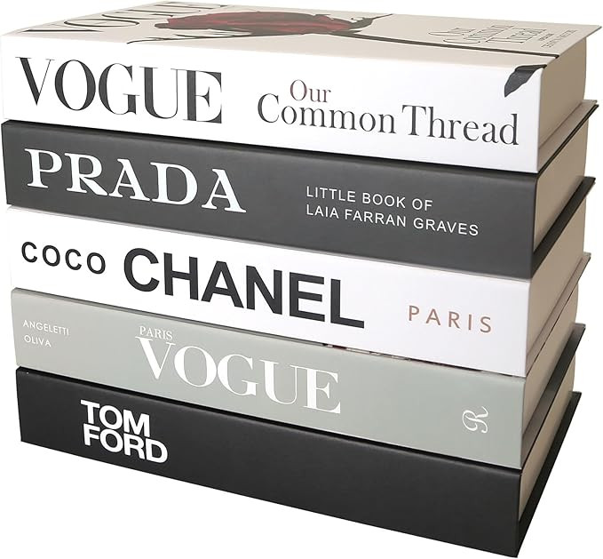 SPShadow 5 Pcs Decorative Books Aesthetic Chic Faux Book Set for Room Décor,Modern Home Decor Co... | Amazon (CA)