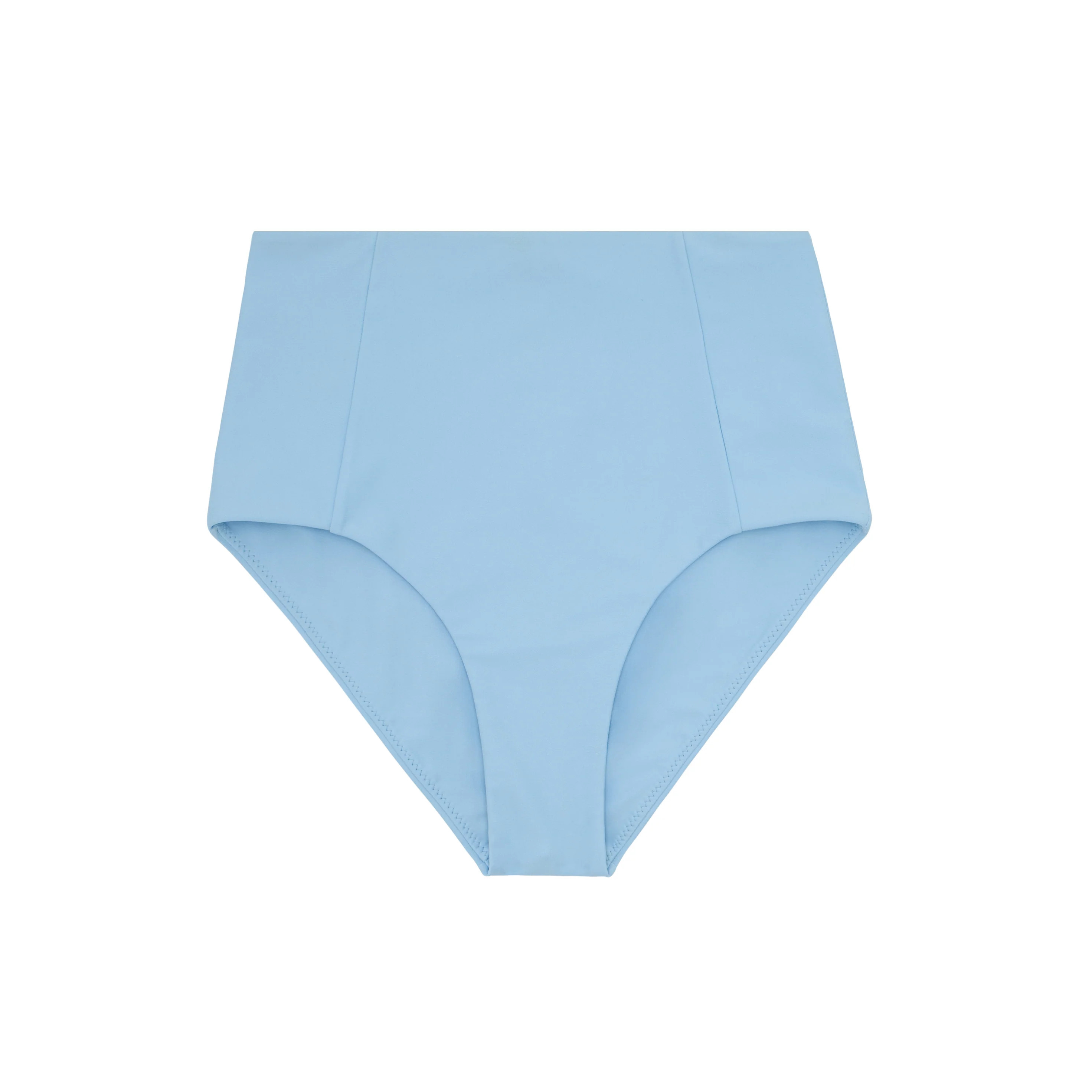women's peri blue high waisted bikini bottom | minnow