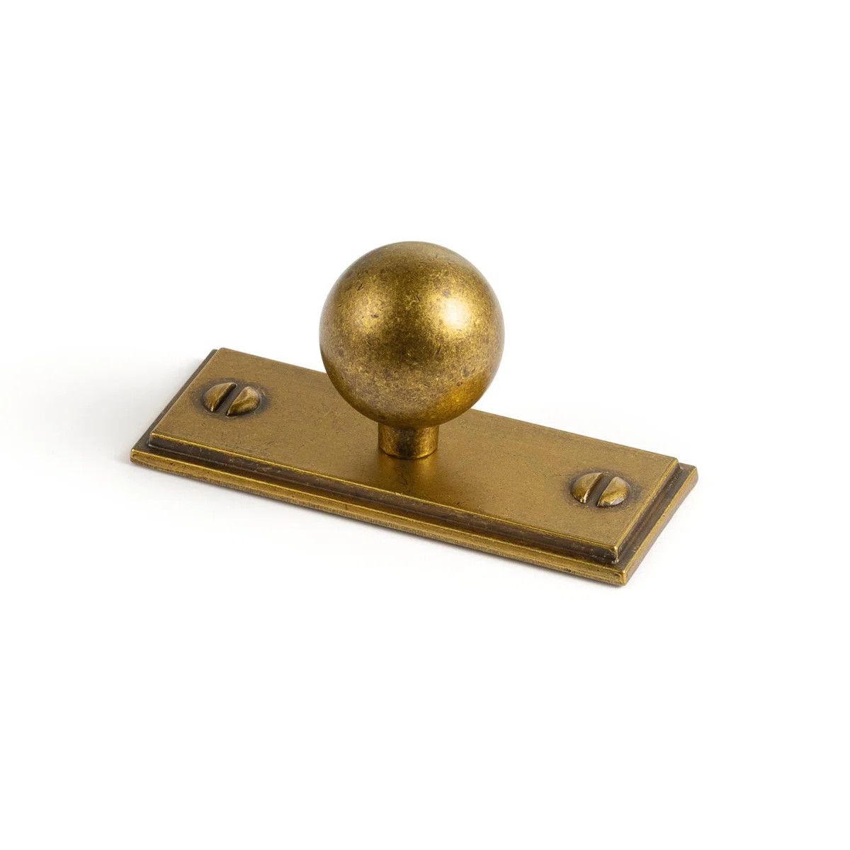 Round Knob With Backplate (Set of 6) | Wayfair North America