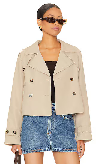 Sirus Jacket in Khaki | Revolve Clothing (Global)