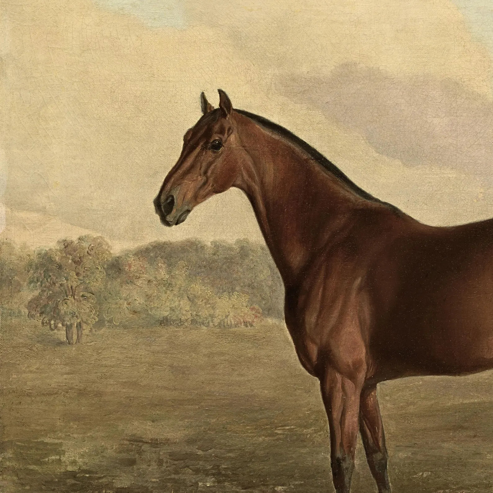 Vintage Horse Painting: Equestrian Farmhouse Art (Digital Download) | Etsy (US)