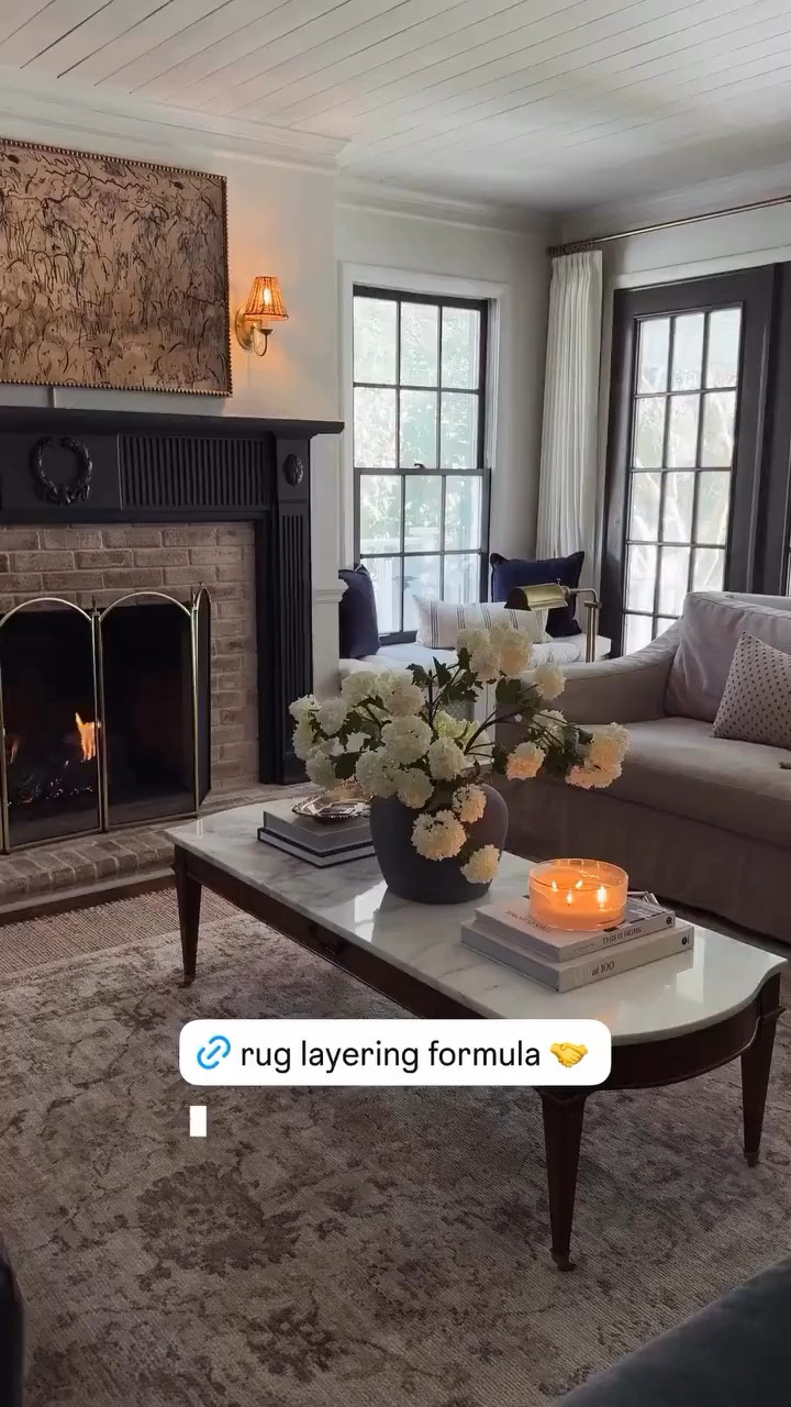 Or rug combo 😍

Layered rugs, Loloi rug 



#LTKHome