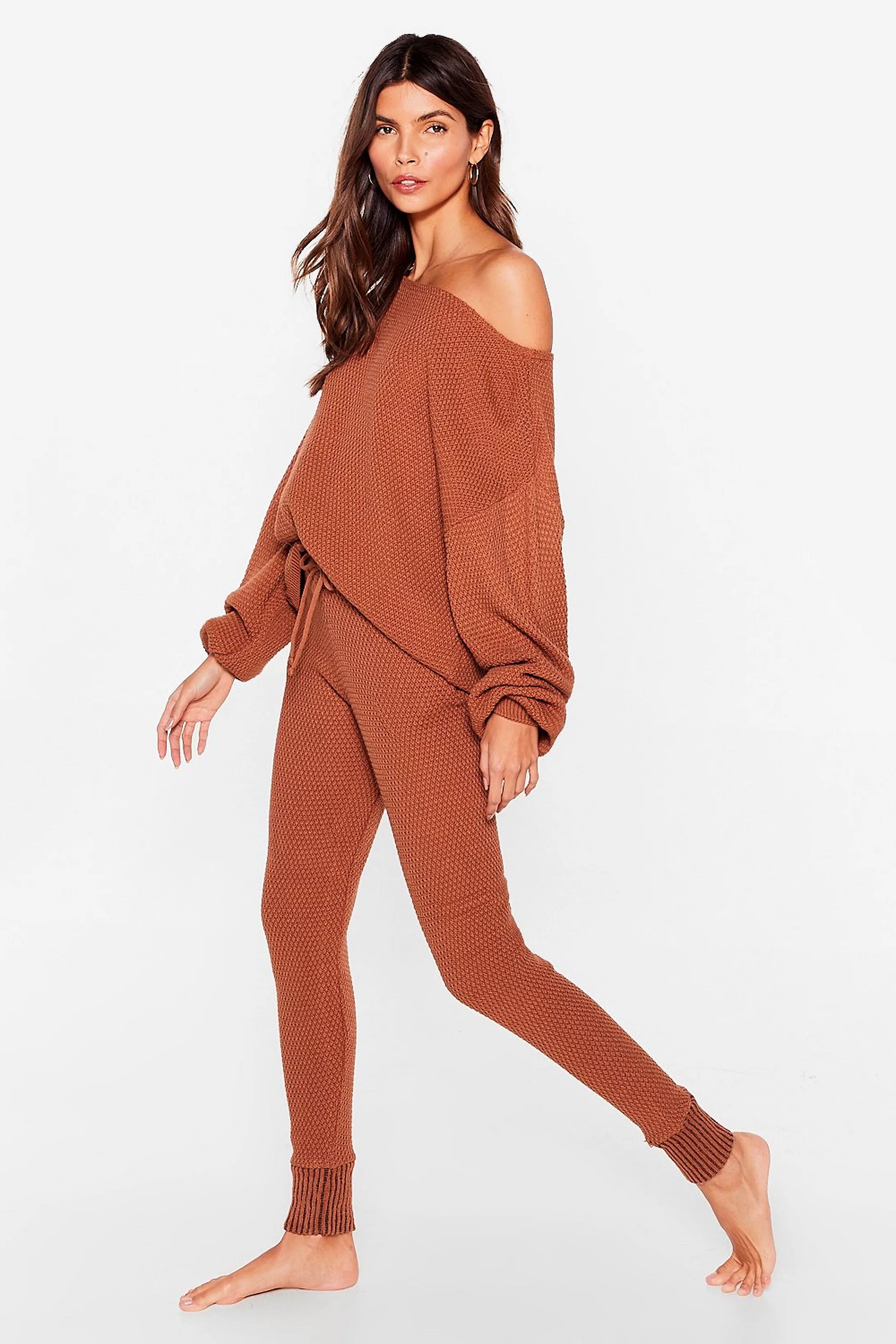 Knit Sweater and Sweatpants Set | Nasty Gal (US)