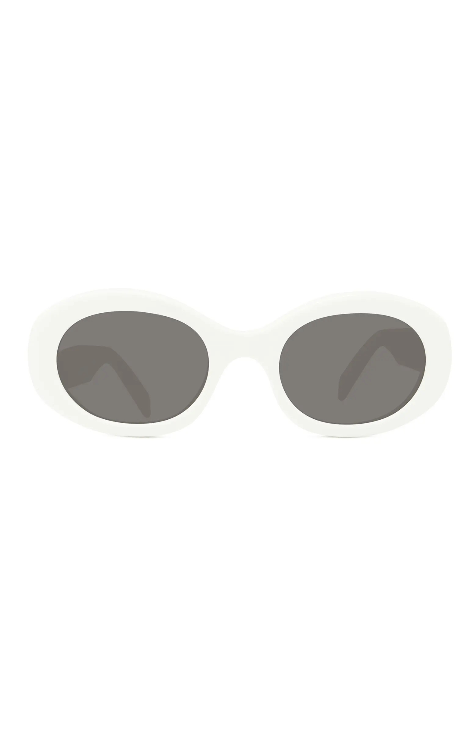 Triomphe 52mm Oval Sunglasses | Nordstrom
