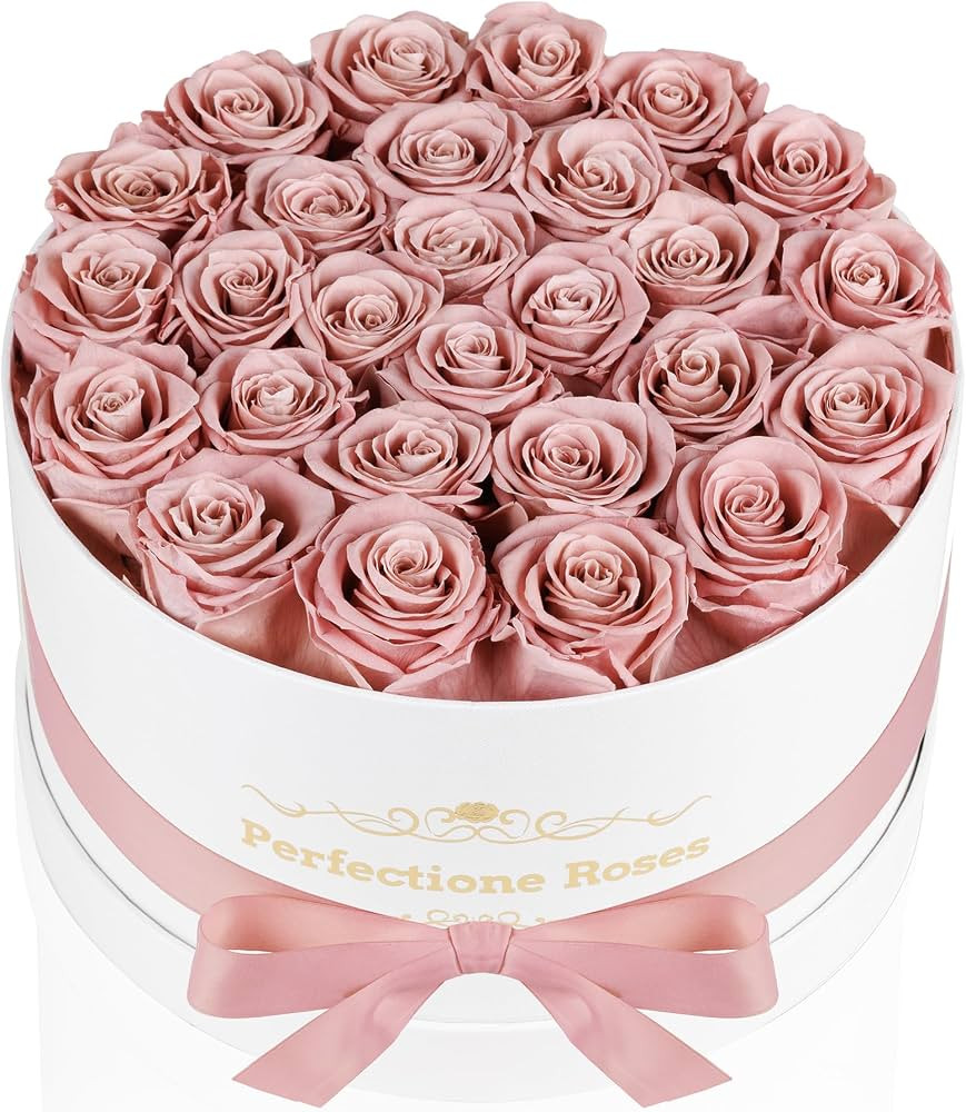 Perfectione Roses Forever Real Roses in a Box, Preserved Rose That Last Up to 3 Years, Flowers fo... | Amazon (US)