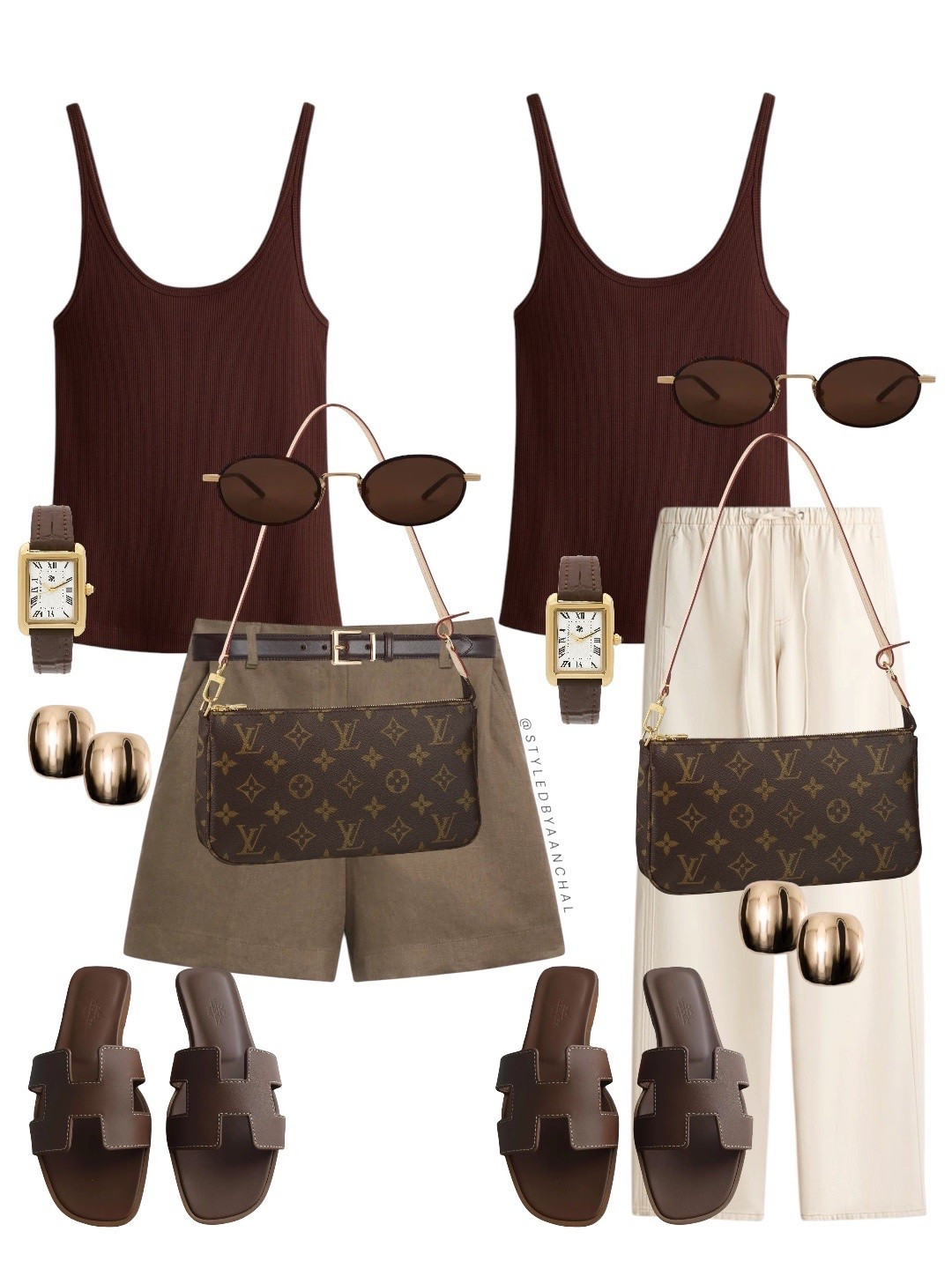 Same top, same accessories just switched up the bottoms for a completely different look. 🤎

Team shorts or pants?

#LTKsummer #LTKbag #LTKstyletip