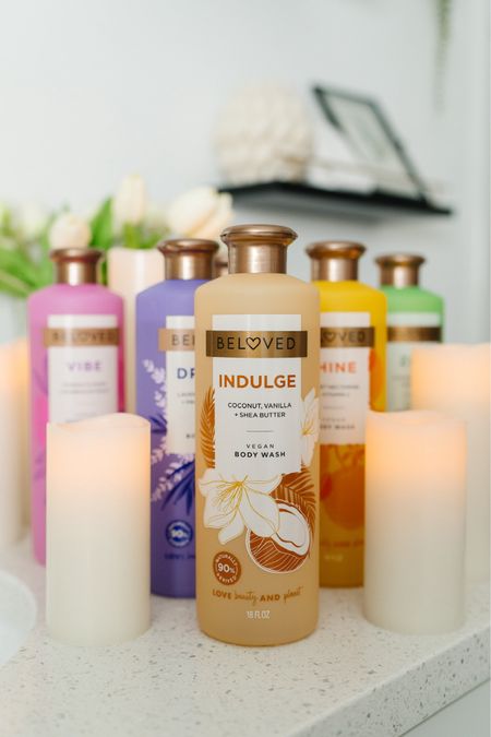 I am obsessed with this Body Wash by Beloved from Target! I have every scent because it is just too good.✨

target, hygiene, spring cleaning, target finds, body wash, sale alert, spa

#LTKxTarget 

scents, body wash, fragrances, bath, spring scents, fragrancees

#LTKfindsunder100 #LTKbeauty #LTKfindsunder50