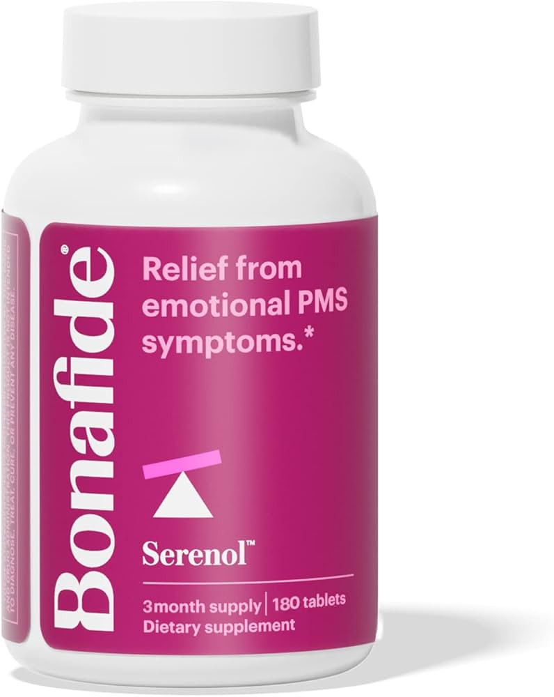 Bonafide Serenol PMS Relief – Hormone-Free, Drug-Free Relief from Mood Swings & Irritability Du... | Amazon (US)
