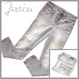 Justice Gray Faded Premium Jeans Size 10R | Poshmark