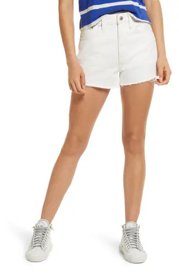 Madewell Relaxed Denim Shorts in White at Nordstrom Rack, Size 32 | Nordstrom Rack