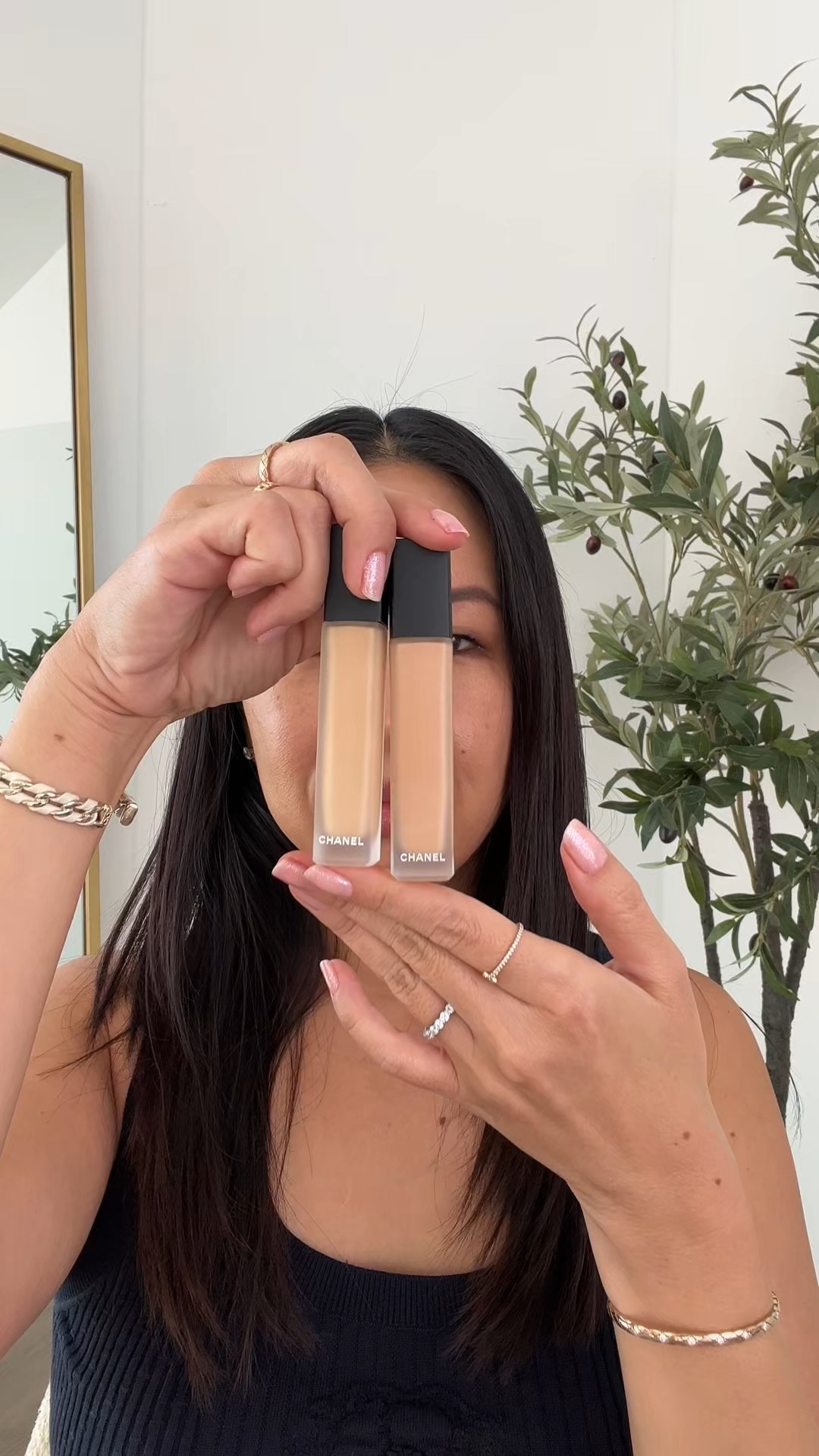 Love the new concealer formula from @welovecoco! I've been a huge fan of the Chanel foundations but never found a concealer from them that worked for me. The new Ultra Le Teint Le Correcteur Ultrawear All-Day Comfort Flawless Finish Concealer is pure love for me!

My usual Chanel foundation shade is B40 or BD41 so I initially ordered shades BD31 and B40 to try (looks like they just added more shades!). 

BD31 is definitely brighter on my skin with more of a golden olive undertone while B40 is more neutral and almost looks peach on me.

I prefer my concealers to be a little bit warmer/peachy so B40 works the best for now.

Formula is thin but blends very well on my skin and does last all day. Doesn't have enough opacity to cover dark spots like the little acne scar on my chin, but I really like it for under the eyes. Set this with their Poudre Universelle Libre Loose Powder in Shade 30.

Also wearing the lip color in Pink Nude.

#LTKBeauty