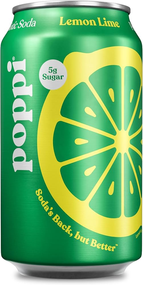 Poppi Sparkling Prebiotic Soda Beverage with Apple Cider Vinegar, Seltzer Water and Fruit Juice, ... | Amazon (US)