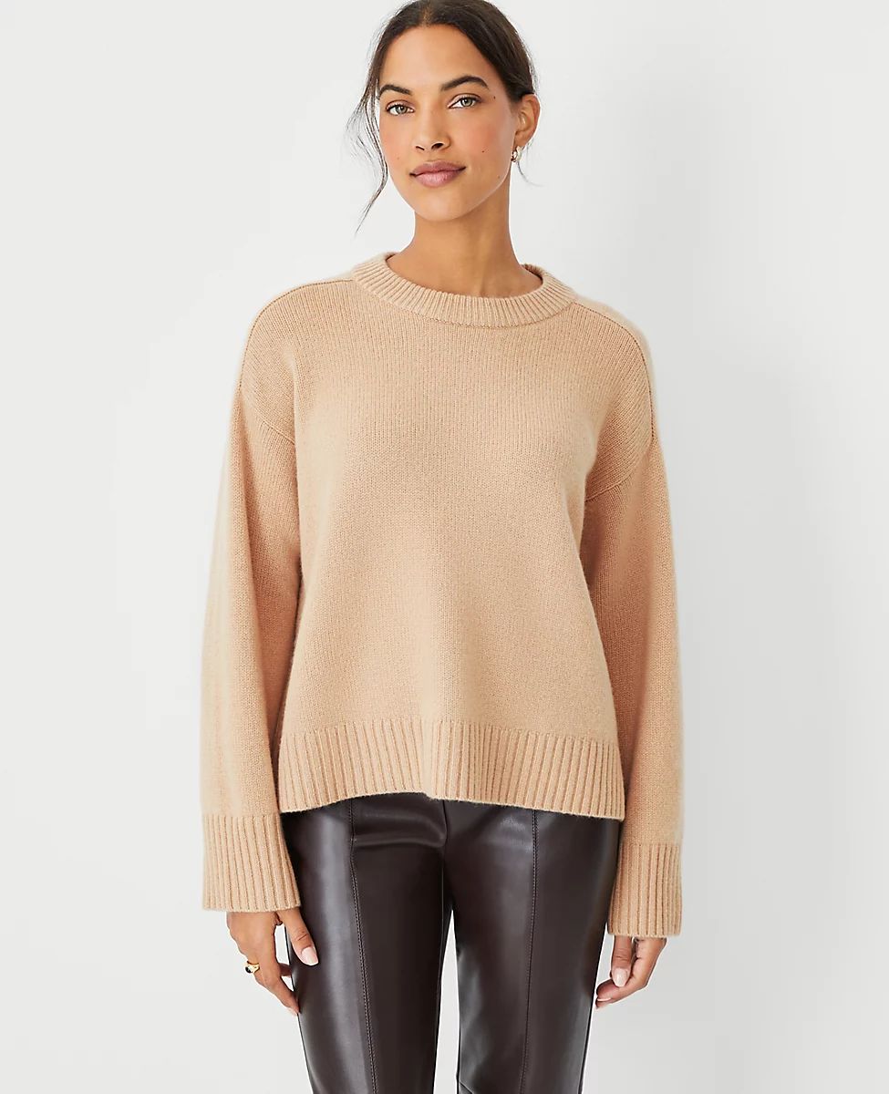 Relaxed Cashmere Sweater | Ann Taylor (US)