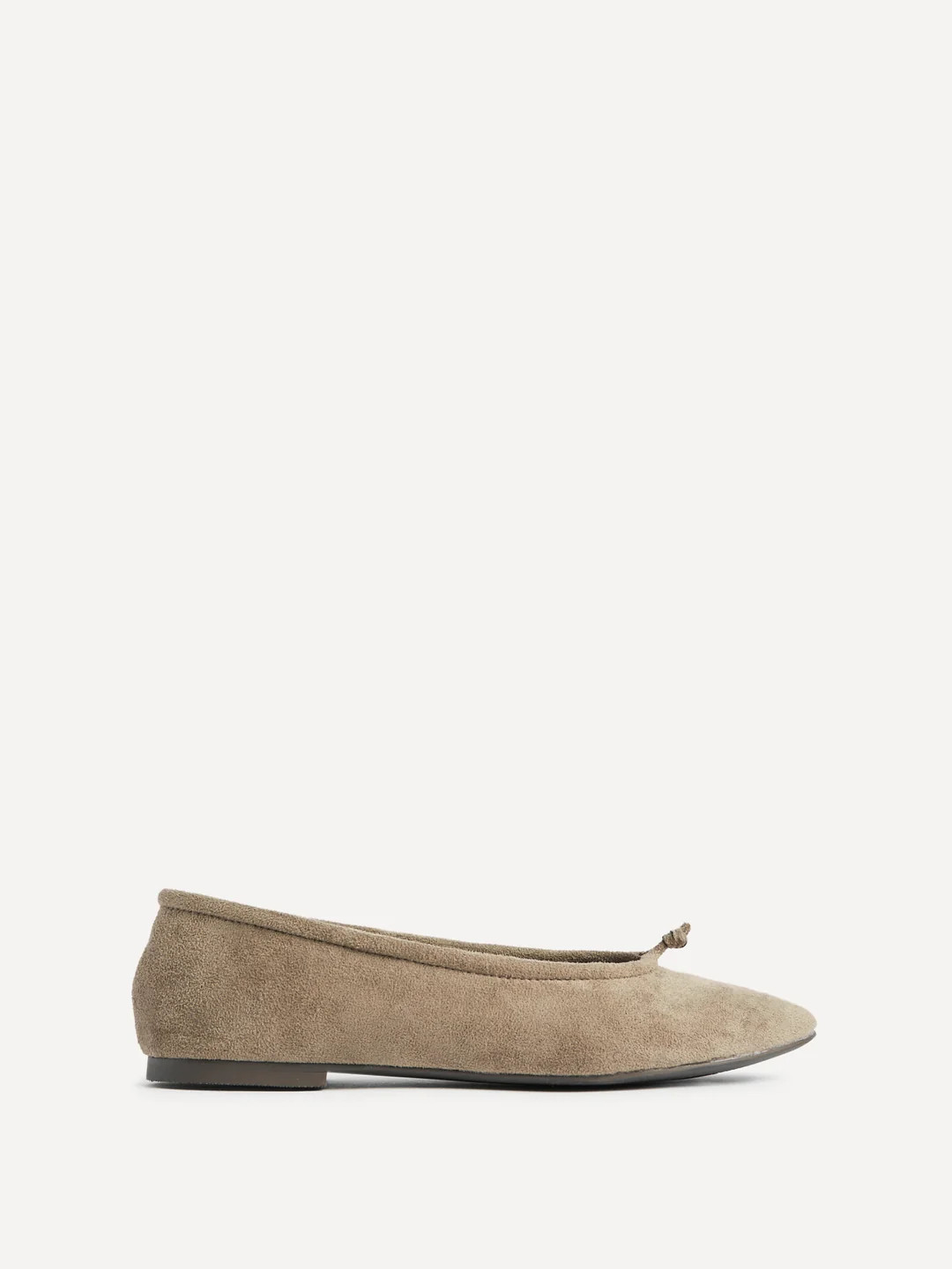 Robyn Taupe Ballet Flats | Linzi Shoes