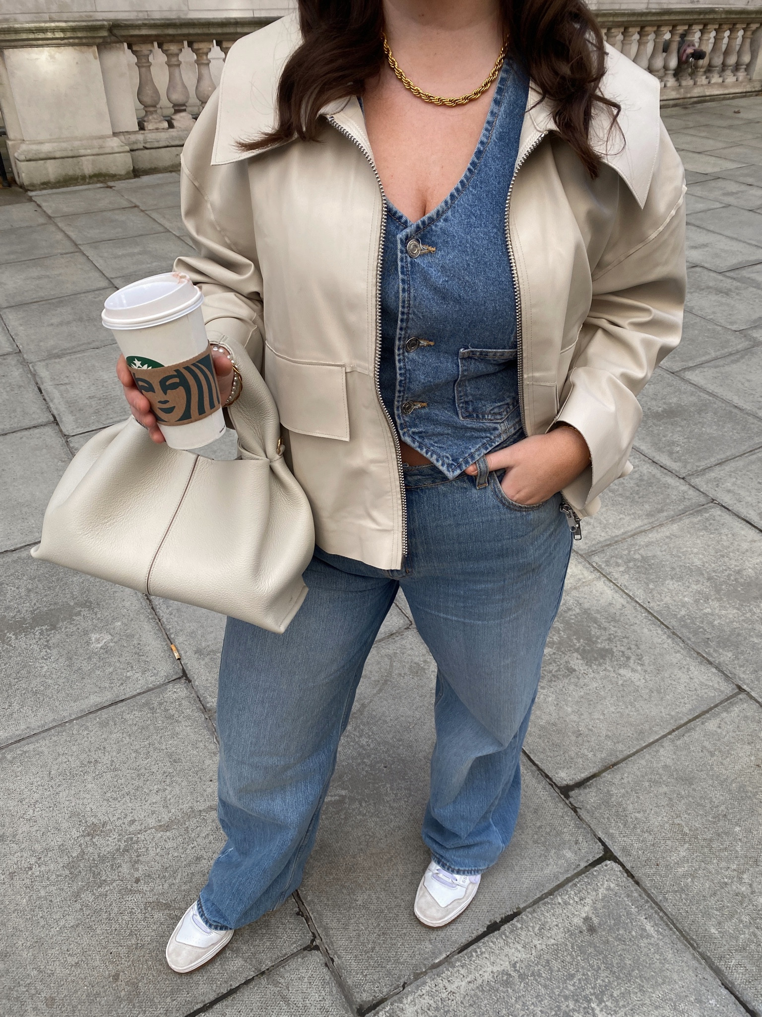 Shop the outfit 🫶🏻

Obsessed with this denim waistcoat! Fits true to size! And I sided up once in this h&m jacket 🫶🏻🫶🏻

#LTKsalealert #LTKeurope #LTKstyletip