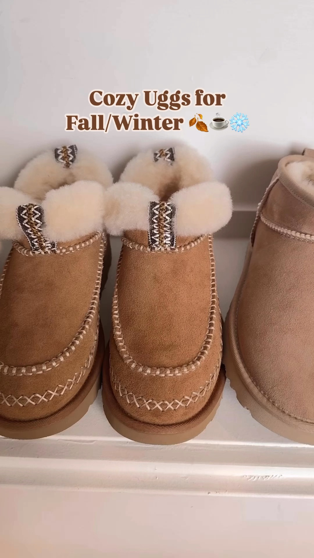 Cozy Uggs for Fall and Winter 🍂☕️❄️ I usually wear 7.5 and got 8 in all 3! 

#LTKshoecrush #LTKstyletip #LTKSeasonal