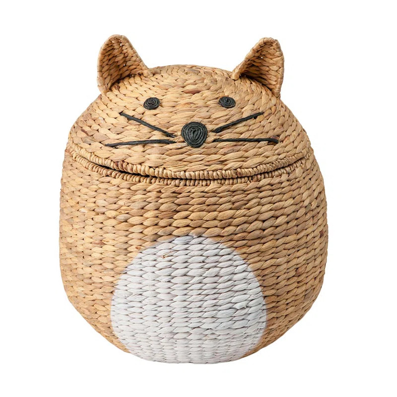 Woven Cat-Shaped Storage Basket | Wayfair North America