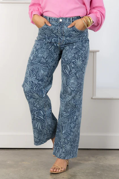 Dear John Fiona Avalon Wide Leg Jean | The Willow Tree