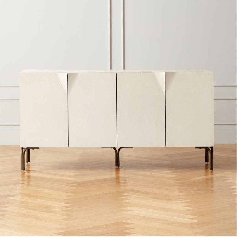 Kain Bent Door Credenza | CB2 | CB2