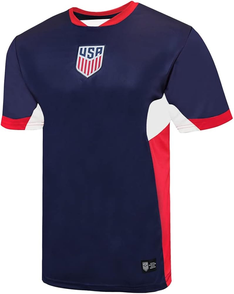 Icon Sports U.S. Soccer Federation USMNT Adult Game Day Soccer Jersey T-Shirt | Amazon (US)