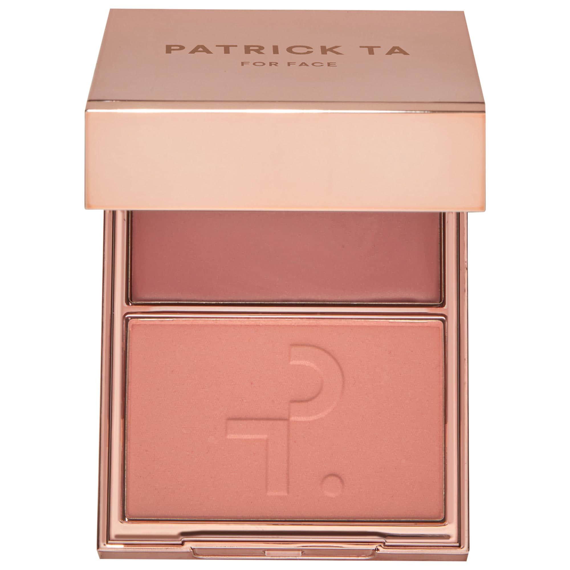 PATRICK TA Major Headlines Double-Take Crème & Powder Blush Duo Not Too Much 0.17 oz crème and 0.17 oz powder/5 g crème and 5 g powder | Sephora (US)