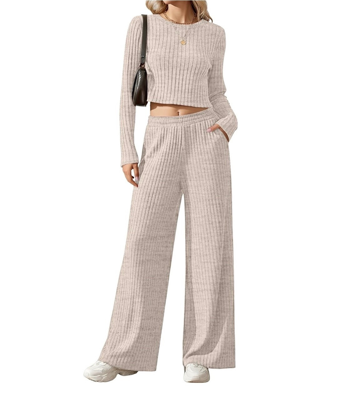 The kind of outfit you live in ✨
Soft ribbed lounge set that works for home, travel days, coffee runs, or errands. The wide-leg fit is so flattering and the neutral tone goes with everything 🤍#Amazonfinds #softlife #neutralstyle #loungewearfinds #cozyoutfits

#LTKFindsUnder50 #LTKActive #LTKTravel