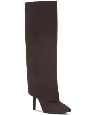 Skylar Fold Over Cuffed Knee High Boots | Macy's