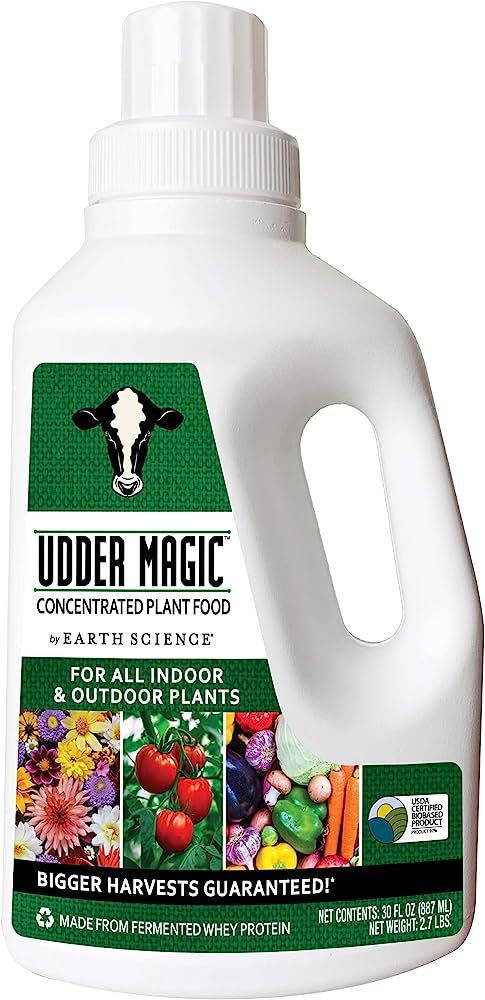 Earth Science – Udder Magic – Nutrient Rich Plant Food Concentrate – Fruit and Bloom Booste... | Amazon (US)