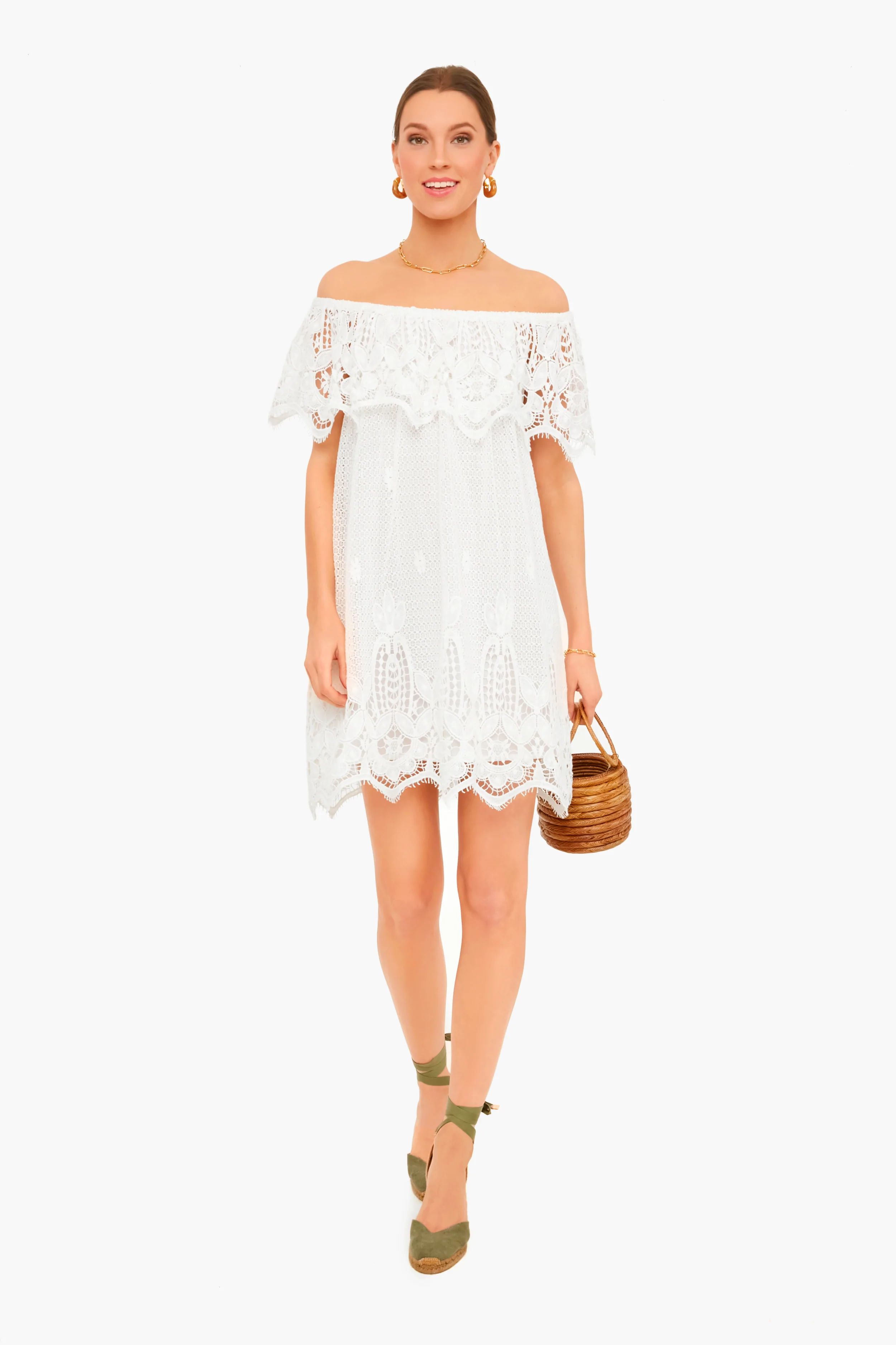 White Lace Avalon Dress | Tuckernuck (US)