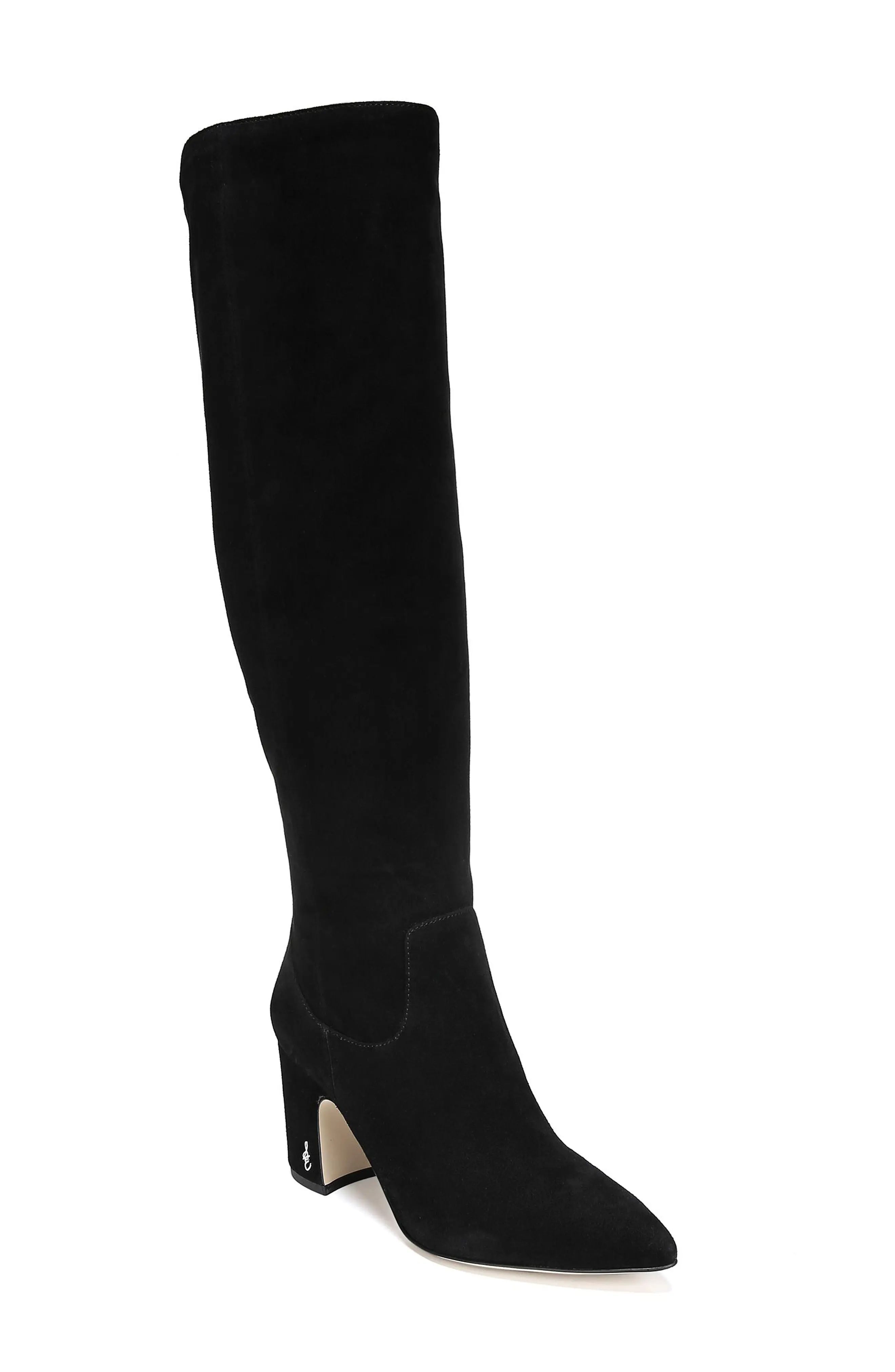 Women's Sam Edelman Hai Knee High Boot, Size 10 M - Black | Nordstrom